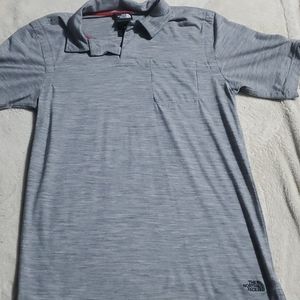The North Face grey polo